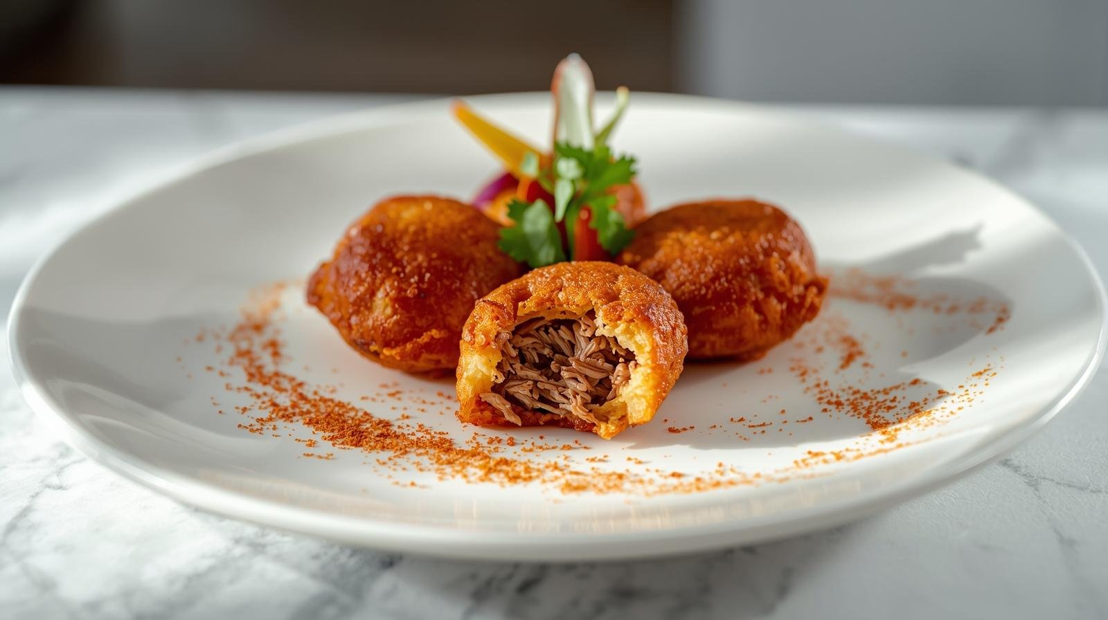 Bolinho de Mandioca com Carne-Seca para Happy Hour